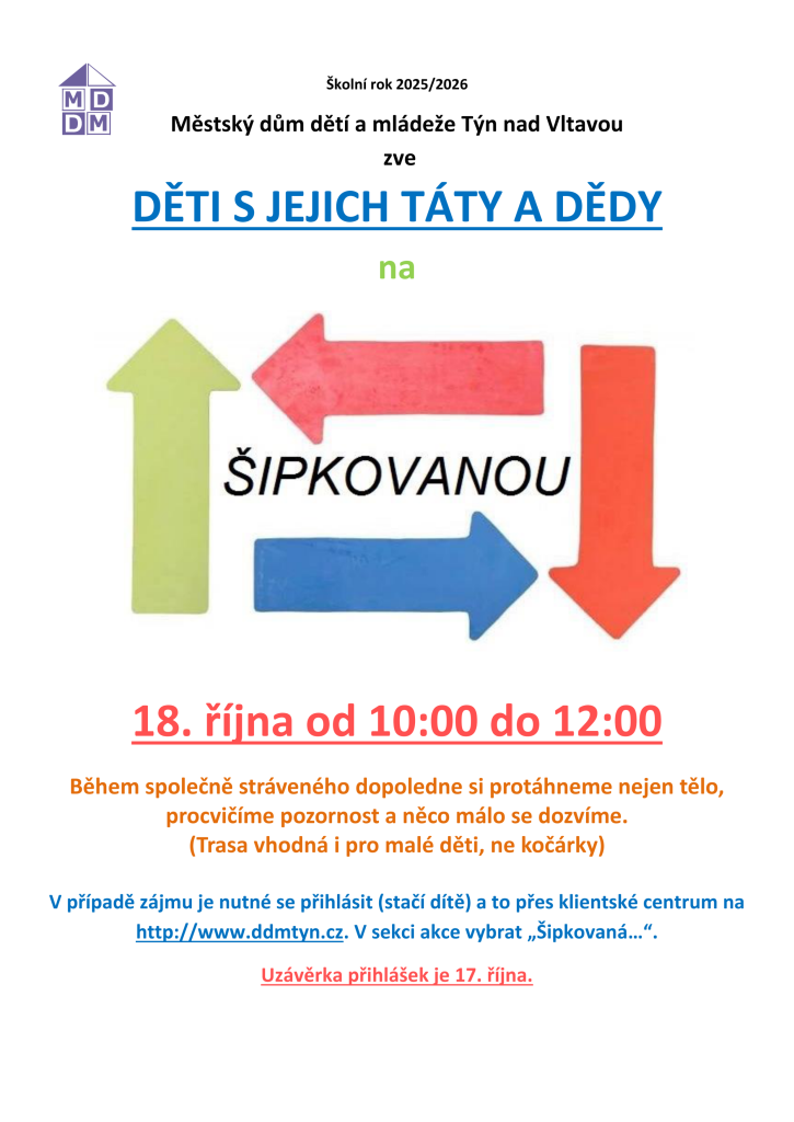 Šipkovaná pro táty s dětmi